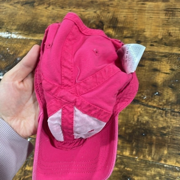 Nike Infant Nourrisson Bebe Pink baseball hat 100% cotton - Picture 4 of 6